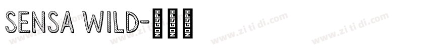 sensa wild字体转换